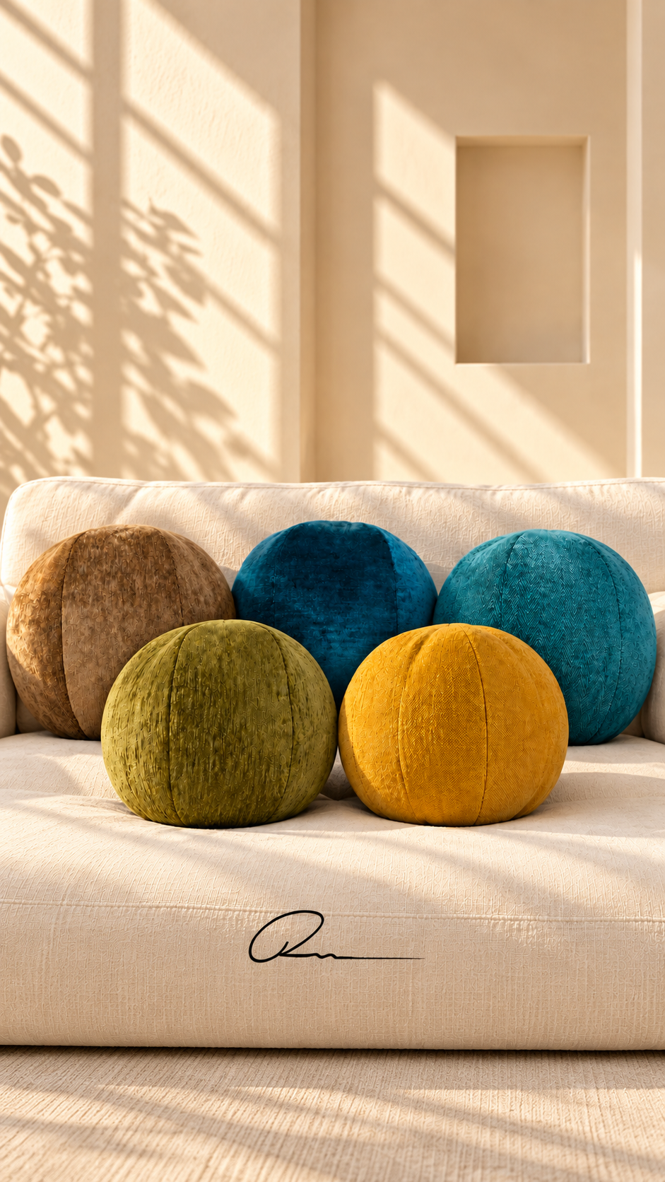 Fine R round cushion — Mobile cover